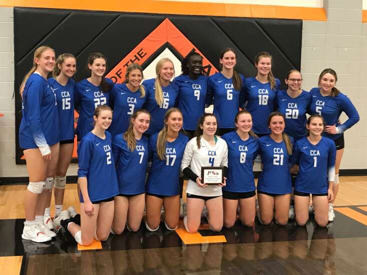 Clear Creek Amana volleyball goes 5-0 at the Michelle Starcevich Invitational