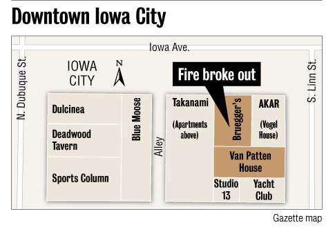 How will fire change downtown Iowa City?