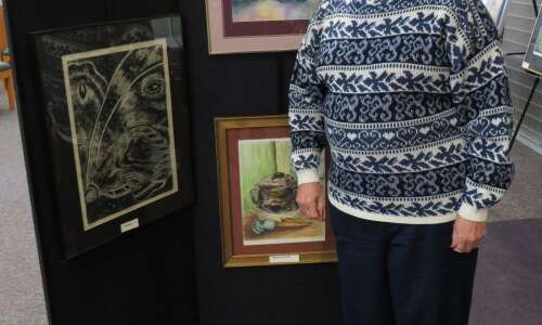 Olds artist's work on display at Mt. Pleasant Library