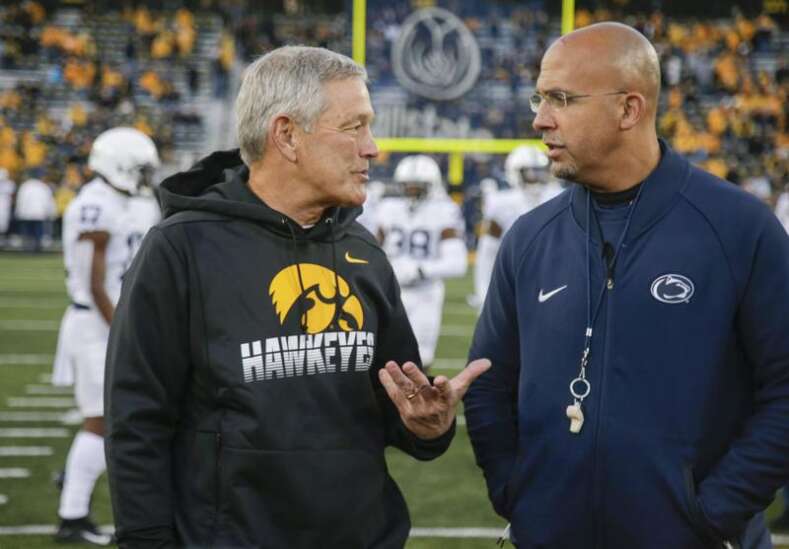 Penn State coach James Franklin: Not wild about visiting Iowa City
