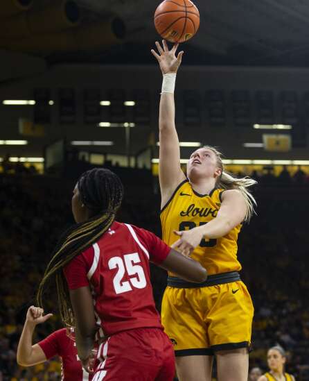 Photos: Iowa runs away with another win over Wisconsin 