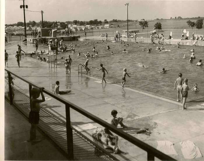 Noelridge pool opens in 1960 in Cedar Rapids