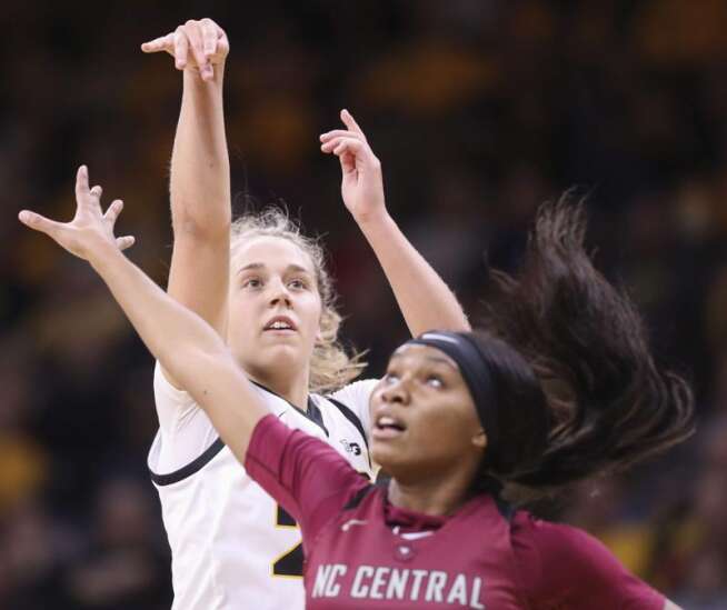 Photos: Iowa women's basketball vs. North Carolina Central