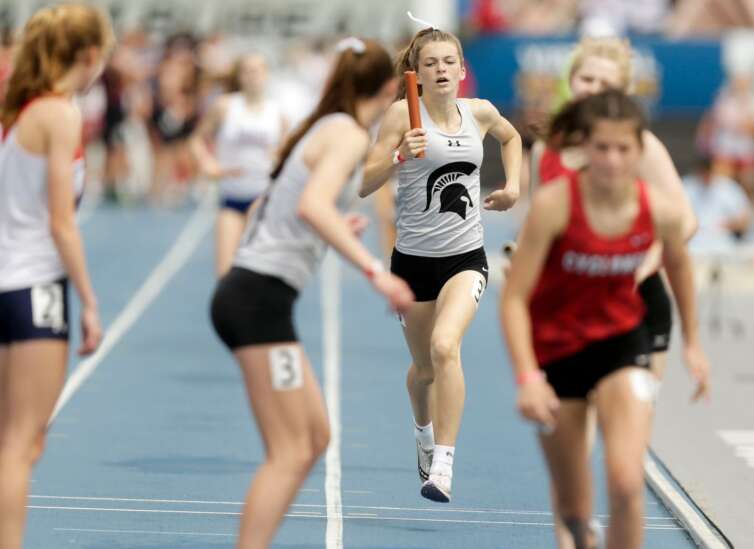 Iowa state track 3A girls’ results: Audrey Biermann prevails in 400 showdown
