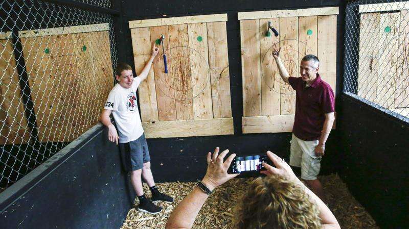 Two ax throwing businesses opening in Cedar Rapids
