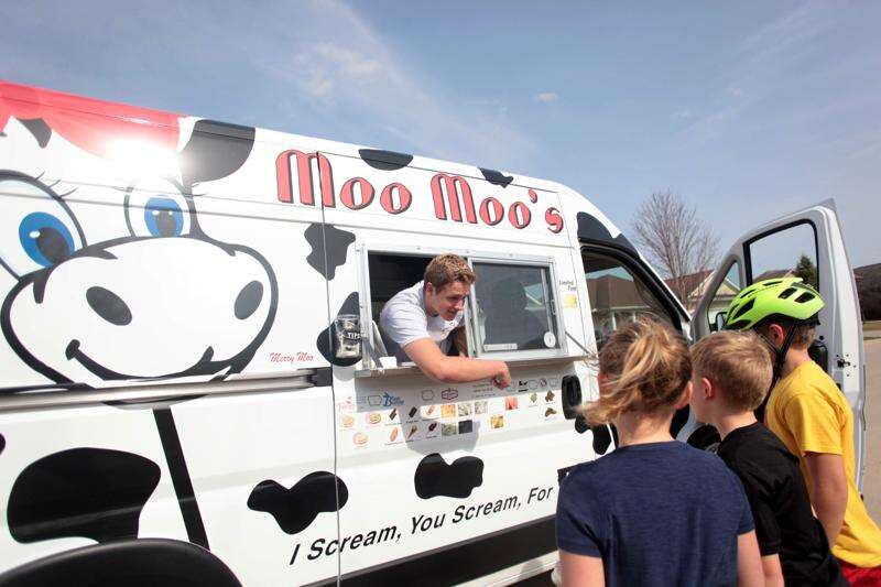 Solon based Moo Moos Ice Cream trucks sell all Iowa-made treats