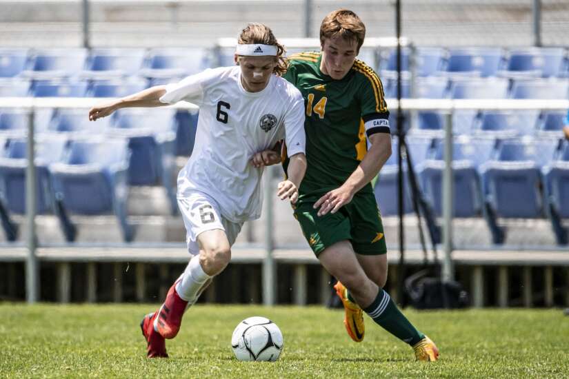 Dyersville Beckman is back at boys’ state soccer and moving on again