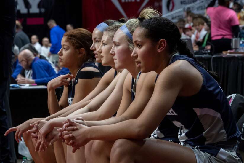 Photos: Cedar Rapids Xavier vs. Dallas Center-Grimes in Class 4A Iowa high school girls’ basketball state semifinals