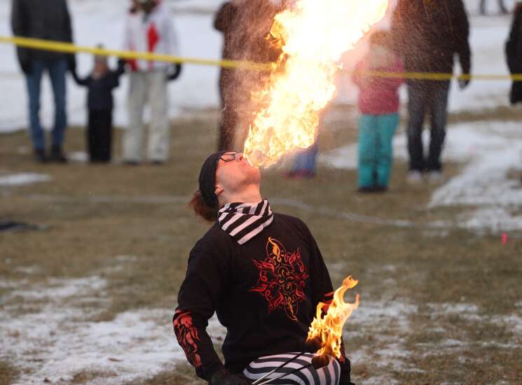 Photos: Fire and Ice, part of North Liberty’s Beat the Bitter festival