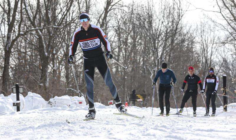 Abundant snow plus groomed trails equals great cross-country skiing in Eastern Iowa