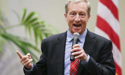 Tom Steyer an outsider who is strong on the issues,…