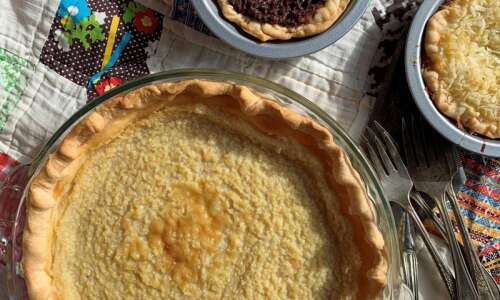 Make creamy custard pies with ingredients you likely already have…