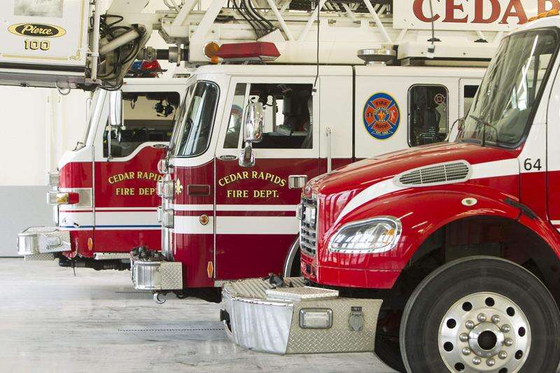 Cedar Rapids man taken to hospital after Monday morning house fire