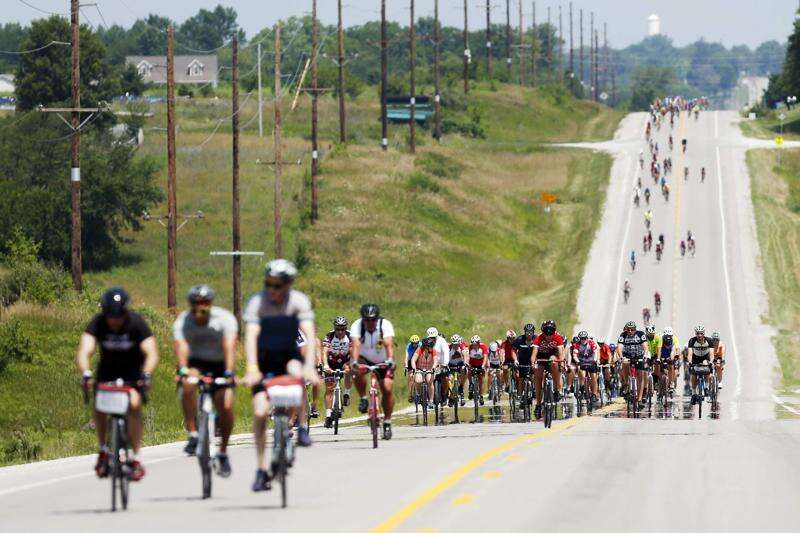 RAGBRAI riders climb past halfway point, with some adding extra miles just for fun