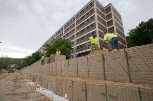 University of Iowa awards four bids on HESCO barrier removal