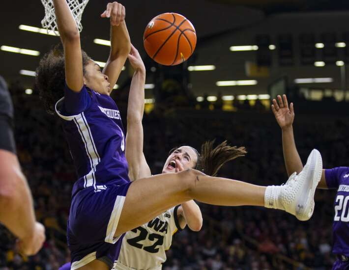 Photos: Iowa women’s basketball handles Northwestern, 93-64