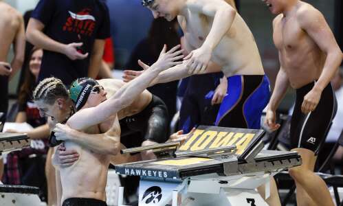 Waukee, West lead showcase of Iowa swimming in state meet