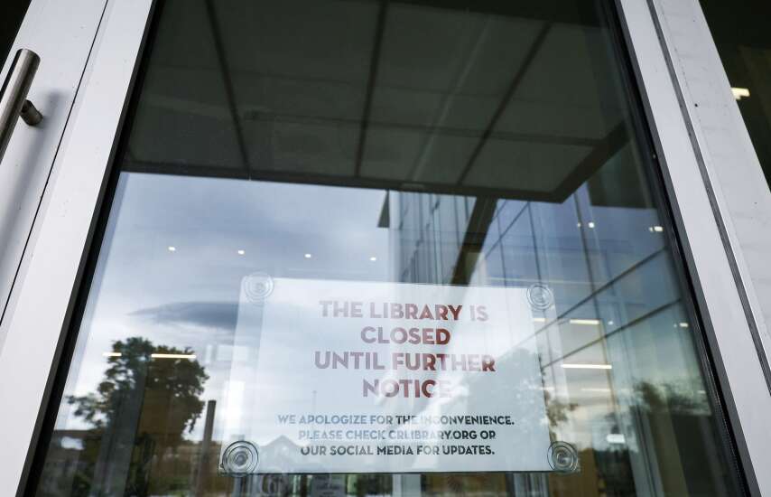 Downtown Cedar Rapids Public Library closed until September because of fire 
