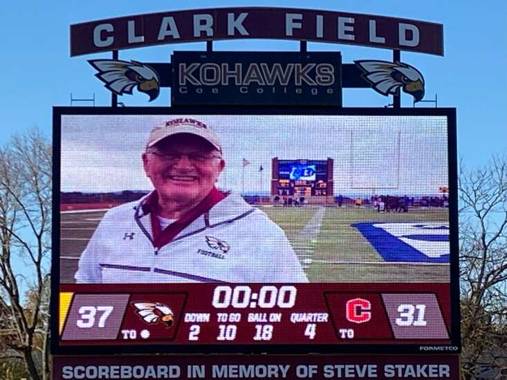 Coe gets emotional win over Central as scoreboard is dedicated to Steve Staker