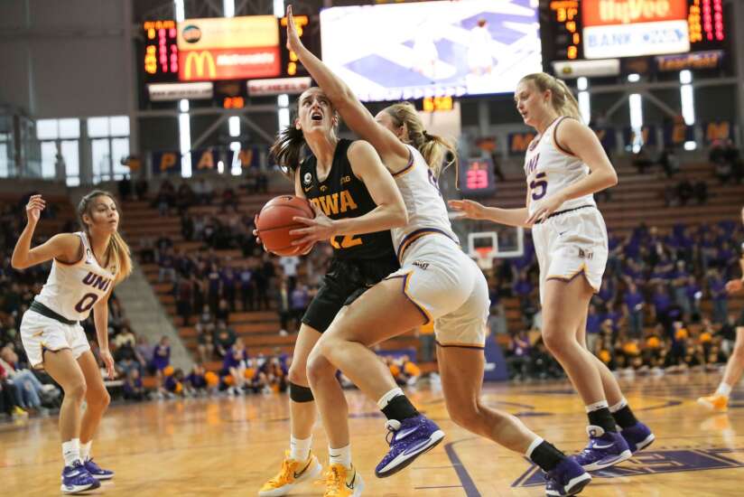 Photos: Iowa Hawkeyes women’s basketball vs. Northern Iowa