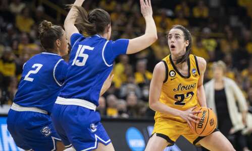 Photos: Iowa vs. Creighton in NCAA women’s basketball second round