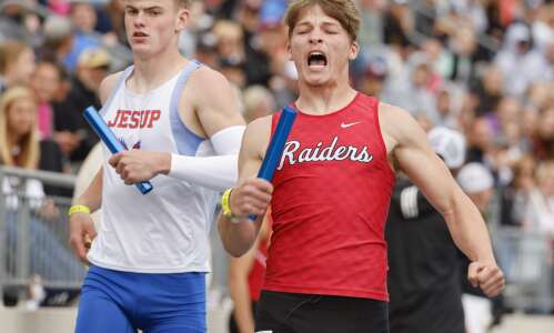 Williamsburg wins another relay in 2A boys’ state track meet
