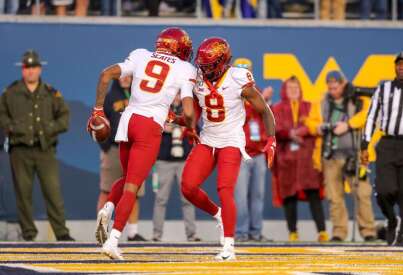 Iowa State football notebook: Why Joe Scates sprinted to hug Matt Campbell  after his touchdown | The Gazette