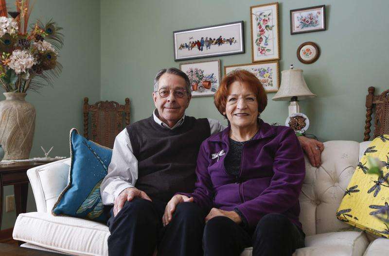 After organ transplant, couple giving thanks
