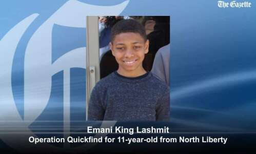 CANCELED: Operation Quickfind for Emani King Lashmit of North Liberty