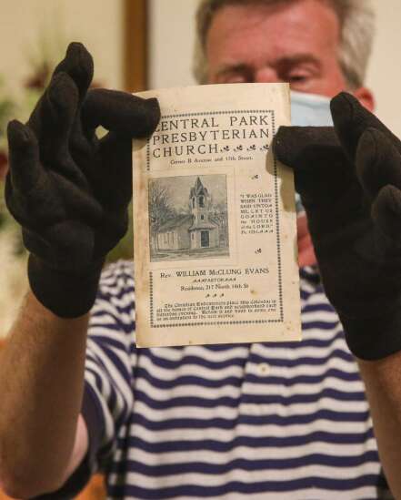 116-year-old time capsule shows bit of Cedar Rapids Presbyterian Church history