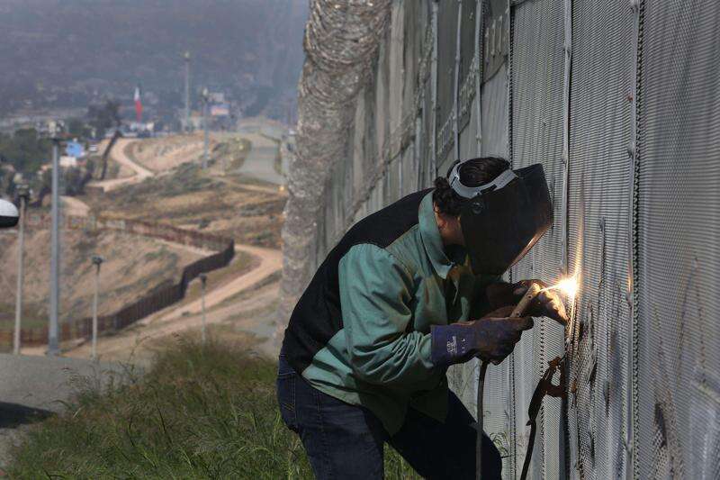 Repairing U.S. Mexico border wall a daily endeavor