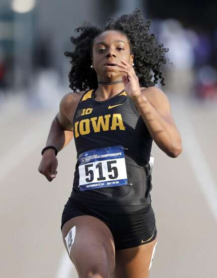 Iowa sprinter Brittany Brown takes low-key approach to NCAA Track