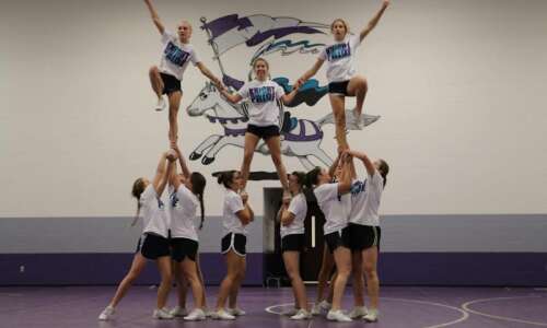 North Cedar cheer team fifth in state