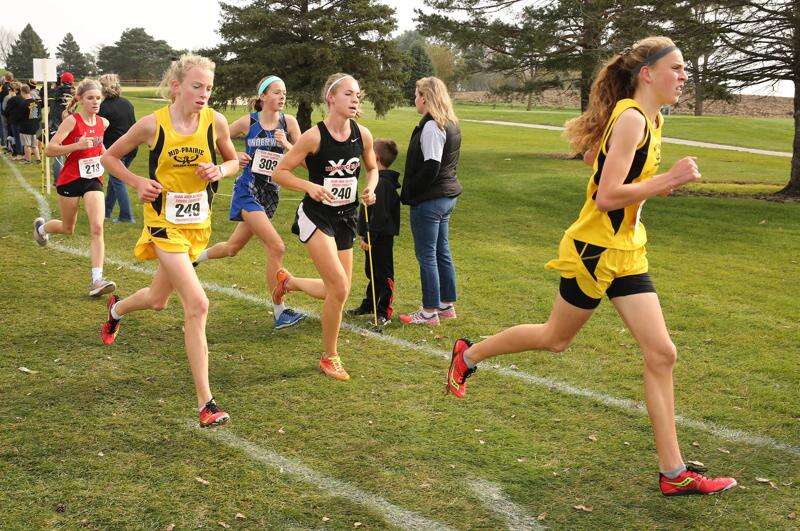 Mid-Prairie’s Hostetler sisters go 1-2 at cross country state championships