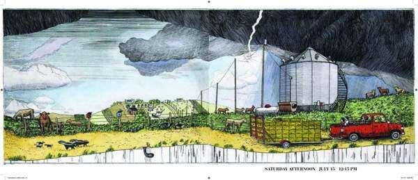 Arthur Geisert etches Midwest farm scenes in picture books for all ages