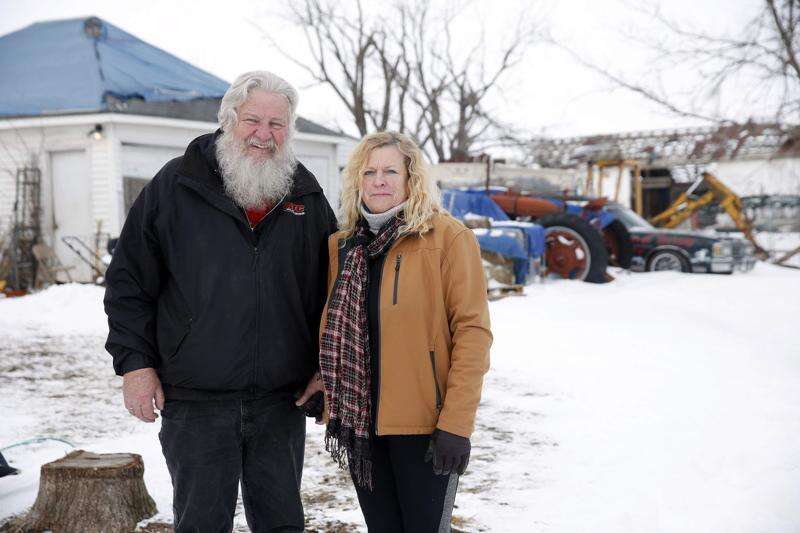 Local Santa, Mrs. Claus find hope in year of fighting cancer, COVID and a derecho that destroyed their reindeer farm