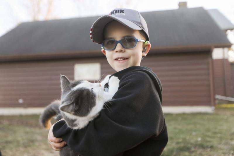 This 6-year-old Iowa boy is losing his vision and hearing. But his family holds on to hope.