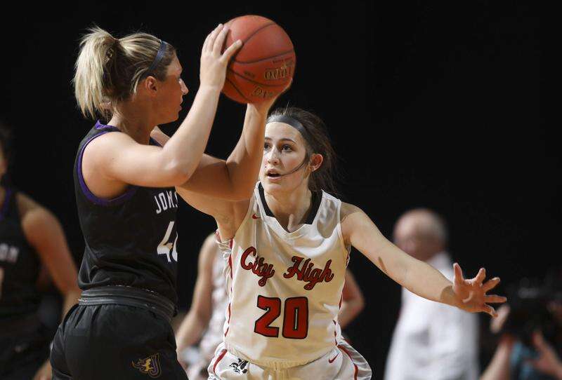 Photos: Iowa City High vs. Johnston, Iowa Class 5A girls’ state basketball semifinals