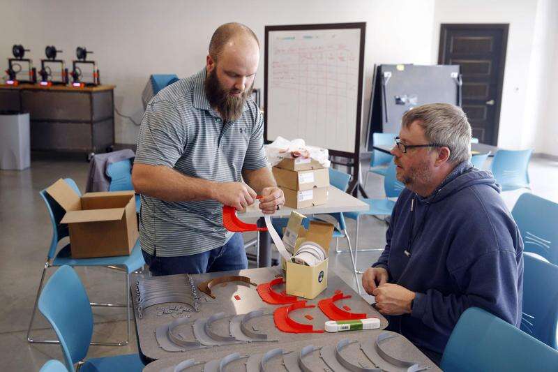 NewBoCo, local businesses, schools use 3D printers to make face shields for hospitals