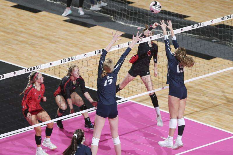 Photos: Cedar Rapids Xavier vs. Western Dubuque, Iowa Class 4A state volleyball tournament semifinal