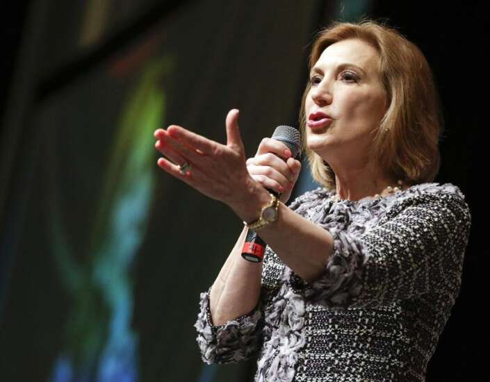 Carly Fiorina calls for action on gender pay gap