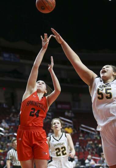 Photos: Springville vs. Algona Garrigan, Iowa Class 1A girls’ state basketball quarterfinals