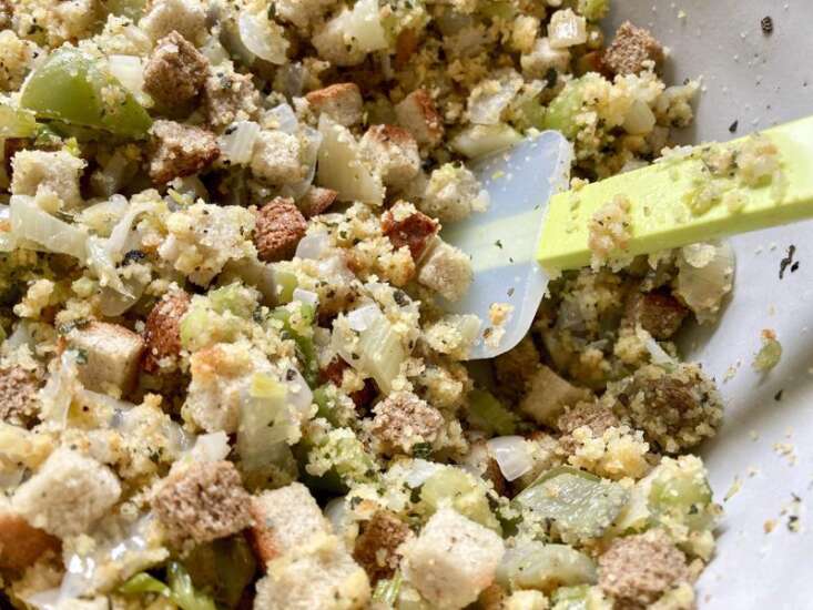 Here’s a Southern Turkey Cornbread Dressing worthy of your Thanksgiving table