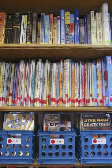 Bookmobile stop caters to autistic children in Iowa City