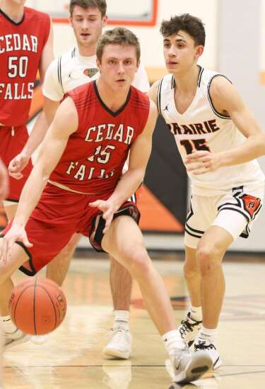 Photos: Cedar Falls vs. Cedar Rapids Prairie, Iowa high school boys' basketball