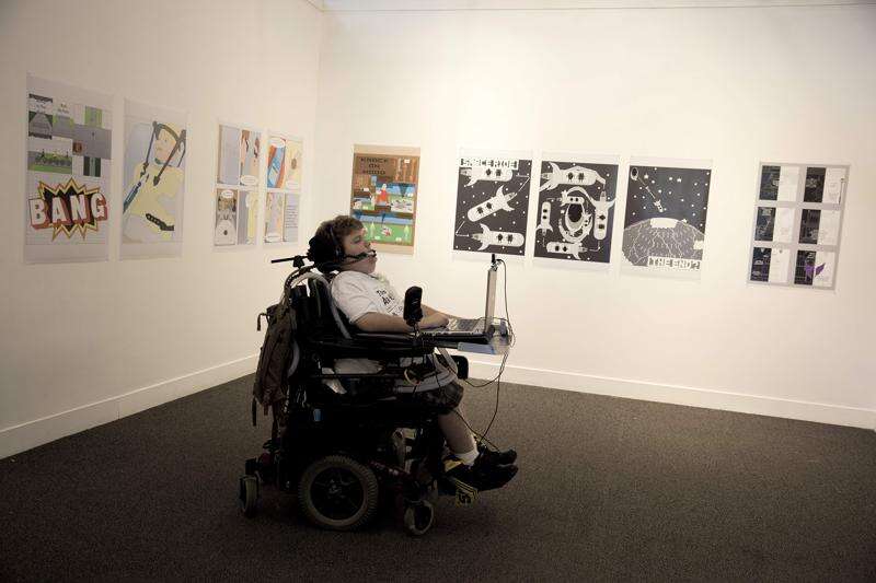 Quadriplegic man’s art reflects life’s journey