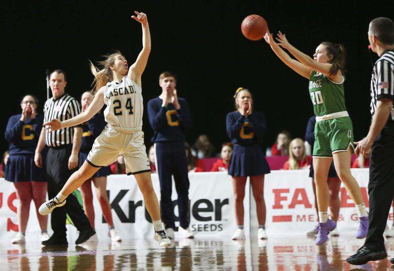 Photos: No. 1 Cascade vs. No. 5 Osage, Iowa Class 2A girls’ state basketball semifinals
