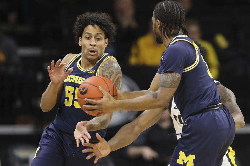 Photos: Iowa men’s basketball vs. Michigan