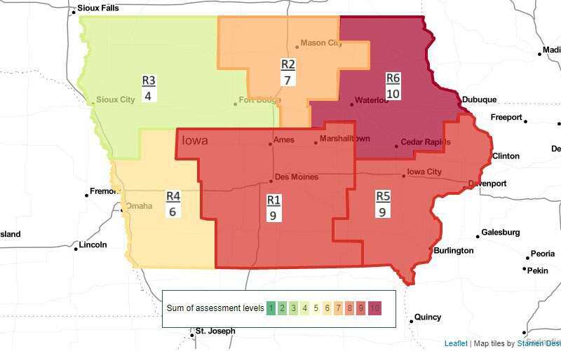 Gov. Kim Reynolds orders stricter steps in Northeast Iowa to fight coronavirus