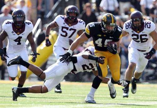 OOPS! (Updated) Over the last three games, Iowa's Mark Weisman is the nation's second-eading rusher